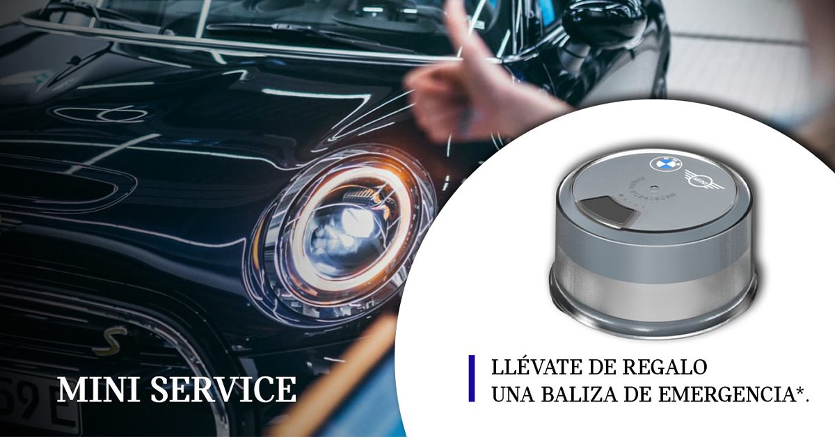 mini_service_carroceria_pintura_baliza_regalo Baliza de regalo* con servicio de carrocería y pintura MINI service